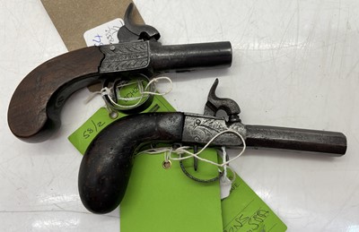 Lot 168 - A percussion pocket pistol