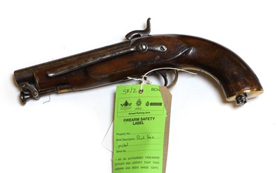 Lot 161 - A percussion constabulary percussion pistol