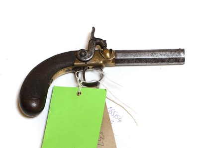 Lot 171 - A percussion travelling pistol
