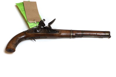 Lot 172 - A percussion travelling pistol