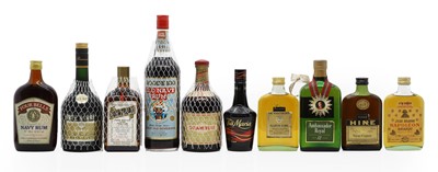 Lot 500 - A selection of spirits