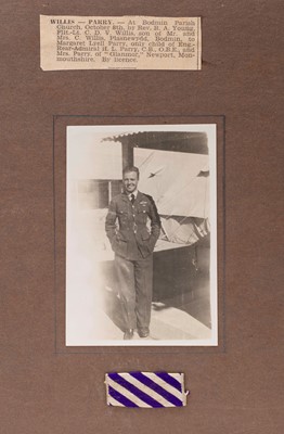 Lot 75 - A rare group WWII medals and ephemera, awarded to Air Commodore ‘Vic’ Willis MBE DSO DFC RAF