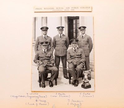 Lot 75 - A rare group WWII medals and ephemera, awarded to Air Commodore ‘Vic’ Willis MBE DSO DFC RAF