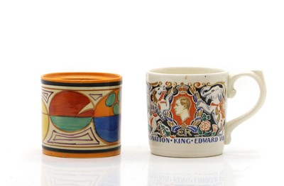 Lot 318A - An Edward VIII coronation mug designed by Dame Laura Knight