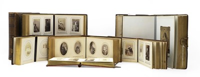 Lot 426 - A collection of Victorian photograph albums