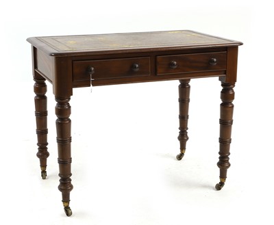 Lot 538 - A Victorian mahogany writing table