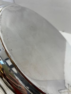 Lot 56 - A twin-handled silver tray