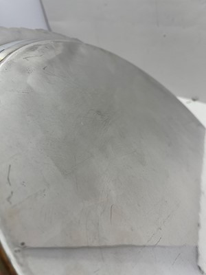 Lot 56 - A twin-handled silver tray
