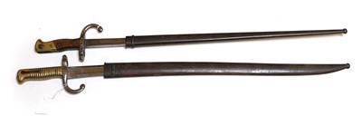 Lot 139 - Two French bayonets