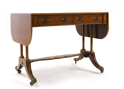 Lot 530 - A mahogany sofa table