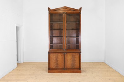 Lot 84 - A Regency-style mahogany bookcase