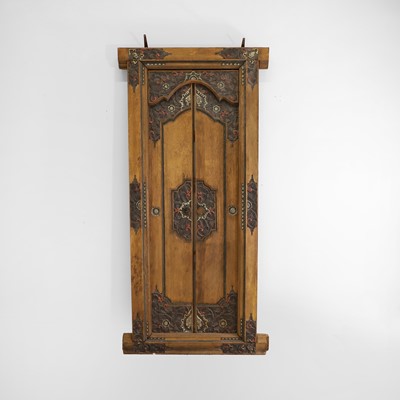 Lot 220 - A large hardwood door