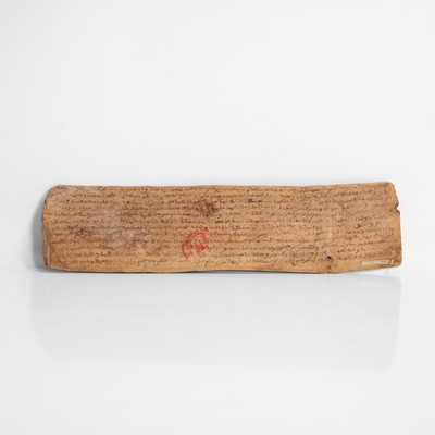 Lot 487 - A wooden contract