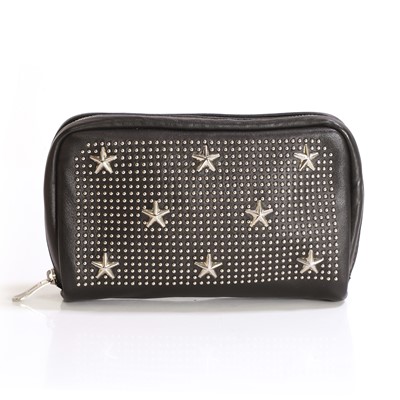 Lot 498 - A Jimmy Choo studded leather purse