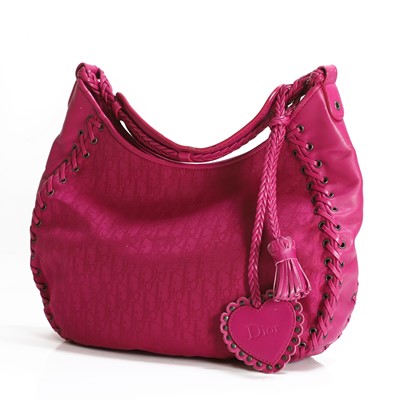 Lot 490 - A Dior hobo monogram handbag