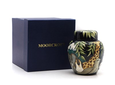 Lot 289 - A Moorcroft 'Noah's Ark' pattern ginger jar