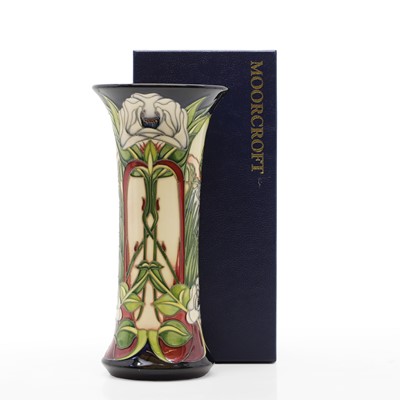 Lot 281 - A Moorcroft pottery 'Fountains Abbey' pattern vase