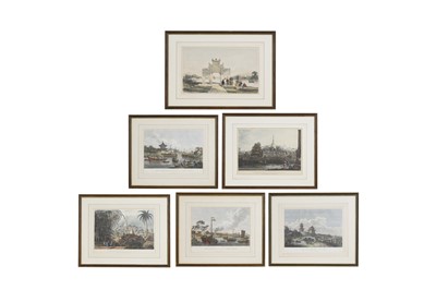 Lot 90 - Six engraved prints of Chinese views