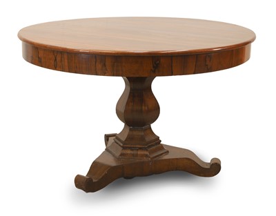 Lot 504 - A rosewood centre table