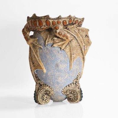 Lot 239 - An Art Nouveau 'Dragon' vase