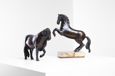 Lot 342 - Two animalier bronzes