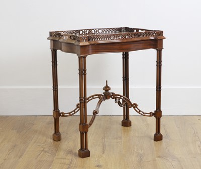 Lot 422A - A mahogany side table