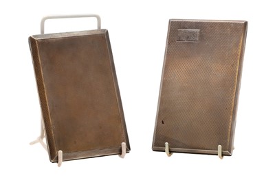 Lot 45 - Two silver card cases