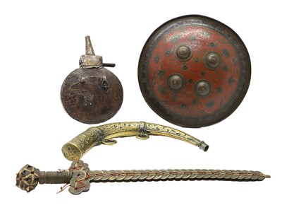 Lot 207 - A collection of Middle Eastern decorative items