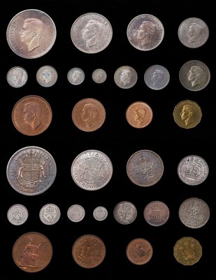 Lot 46 - Specimen Coins 1937