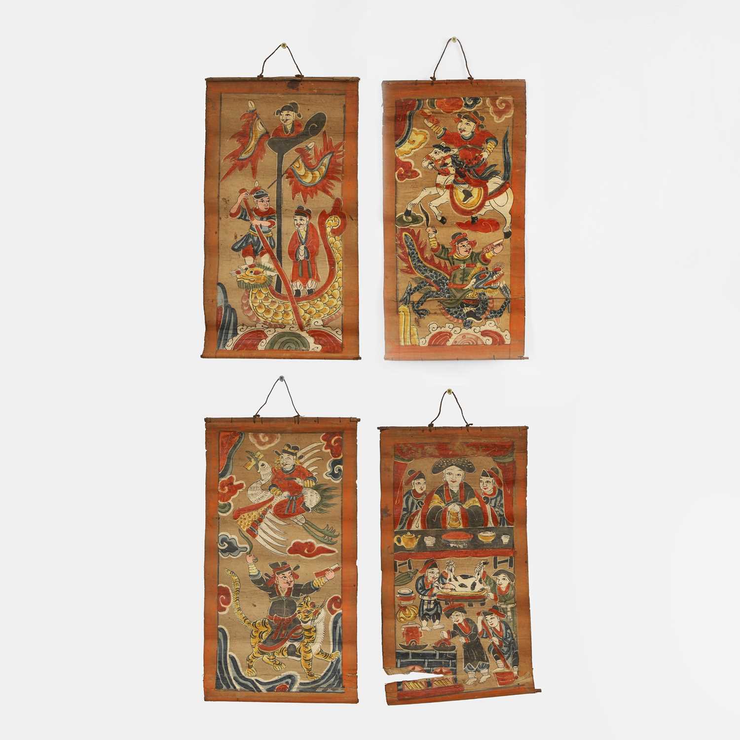 Lot 94 - A group of four Daoist ceremonial scrolls