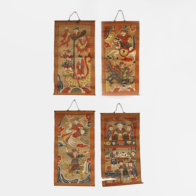 Lot 94 - A group of four Daoist ceremonial scrolls