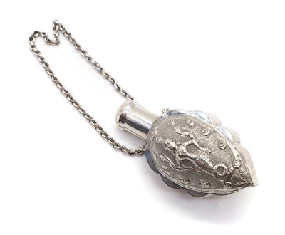 Lot 60 - An Indian silver scent bottle