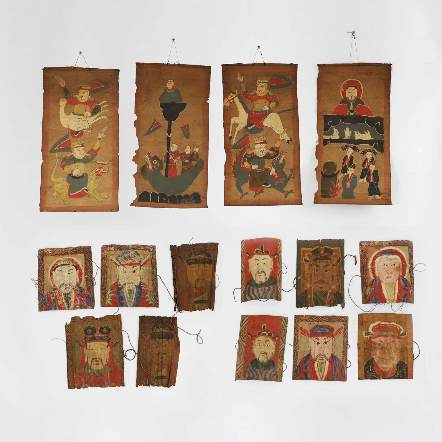 Lot 120 - A collection of scrolls and fragments