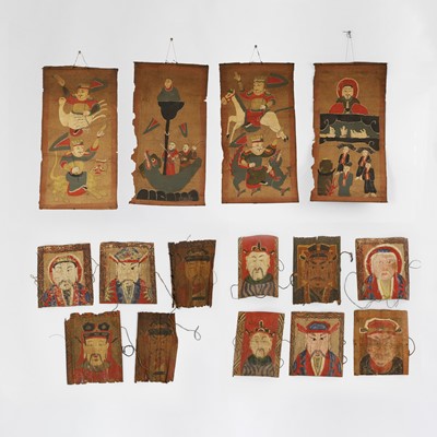 Lot 120 - A collection of scrolls and fragments