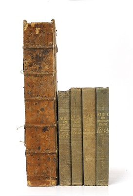 Lot 303 - Jewish School & Family Bible - in 4 vols.