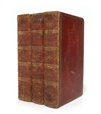 Lot 305 - The Holy Bible, containing the Old and New Testaments. 2 vols. Bound in 3.