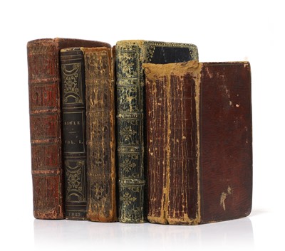 Lot 320 - FIVE BIBLES