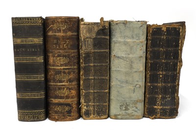 Lot 389 - Five Bibles