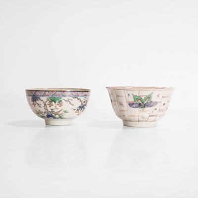 Lot 587 - Two Chinese wucai bowls