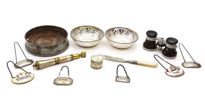 Lot 24 - A pair of pierced silver dishes