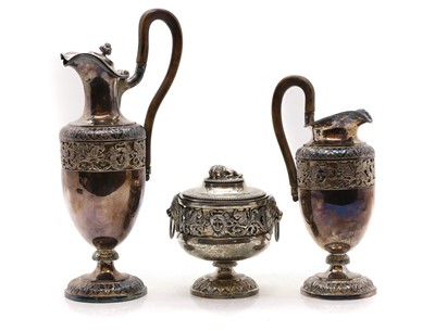 Lot 7 - A German three-piece silver drinking set