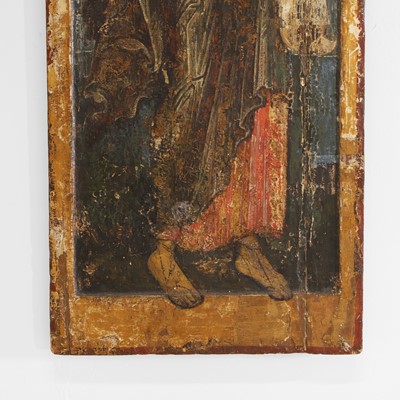 Lot 31 - An icon of St John the Forerunner