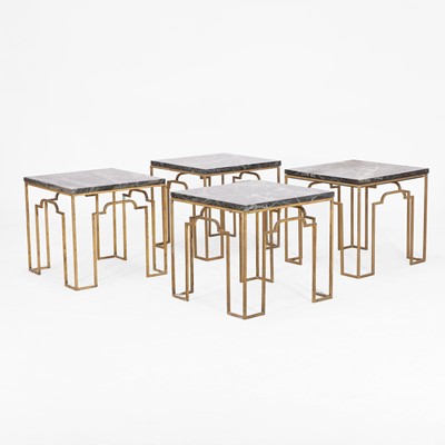 Lot 67 - A set of four Art Deco-style side tables