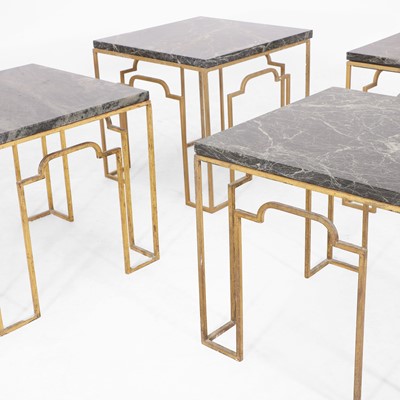 Lot 67 - A set of four Art Deco-style side tables