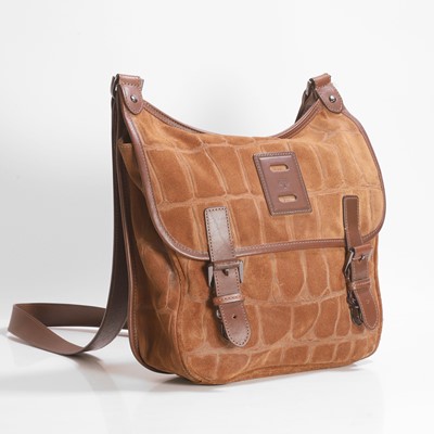 Lot 463 - A Mulberry suede crossbody bag