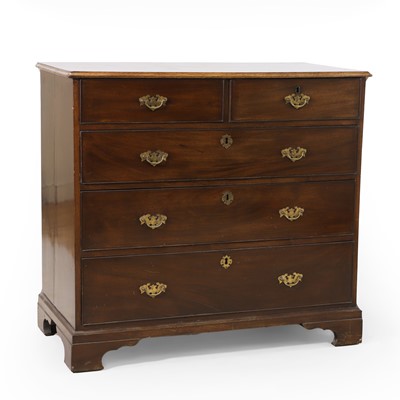 Lot 416A - A mahogany chest of drawers