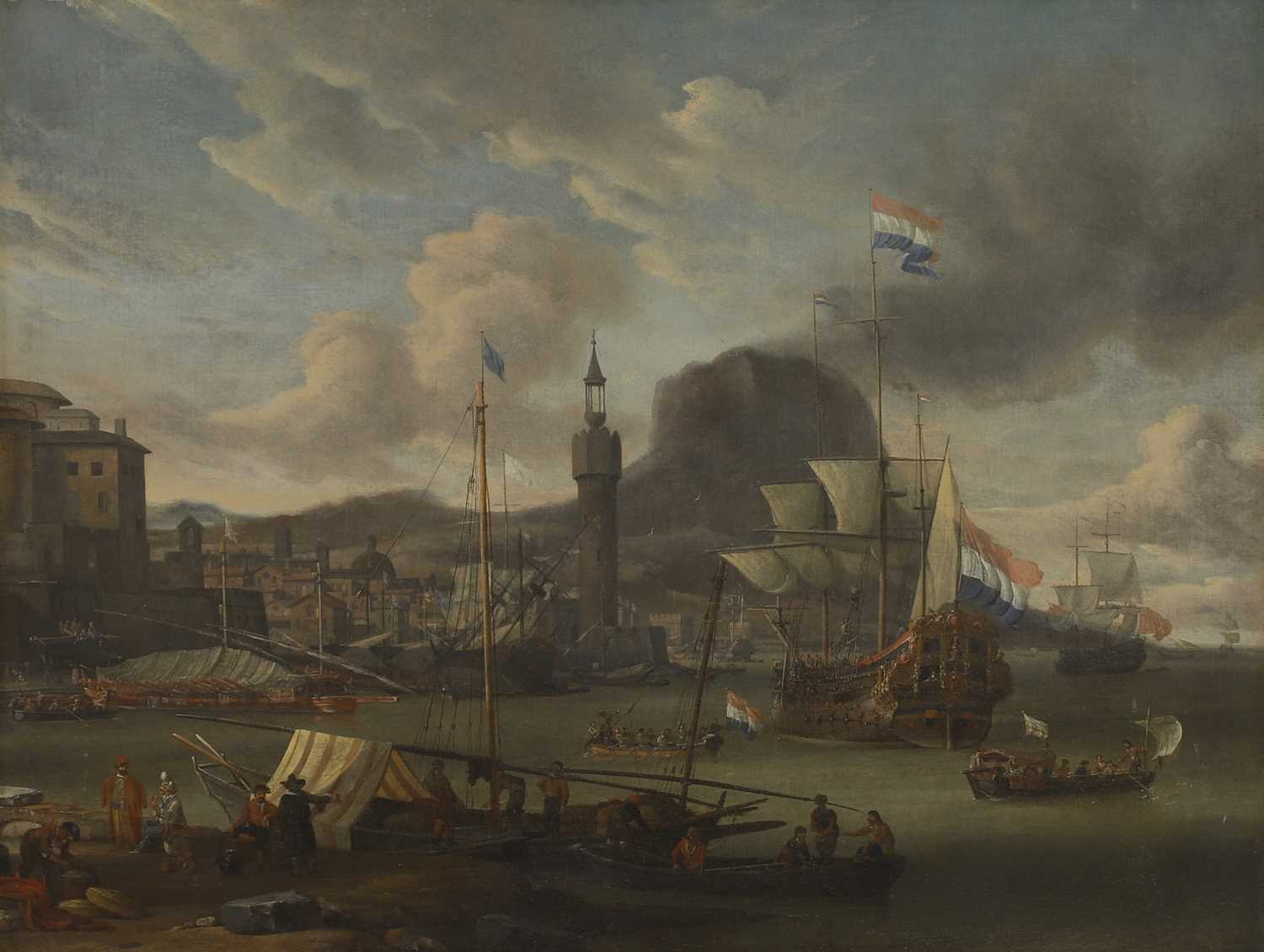 Lot 15 - Abraham Storck (Dutch, 1644-1708)