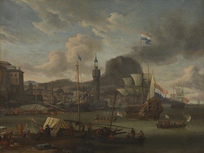 Lot 15 - Abraham Storck (Dutch, 1644-1708)