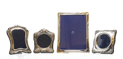 Lot 33 - A group of silver photograph frames