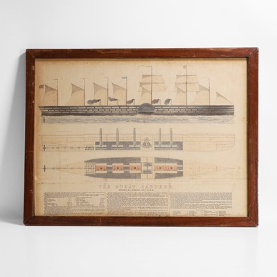 Lot 519 - 'The SS Great Eastern, Designed by I. K. Brunel Esq.'